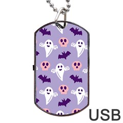 Boo Crew Halloween Season Dog Tag Usb Flash (one Side) by Safari