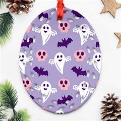 Boo Crew Halloween Season Ornament (oval Filigree)