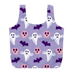 Boo Crew Halloween Season Full Print Recycle Bag (l) by Safari