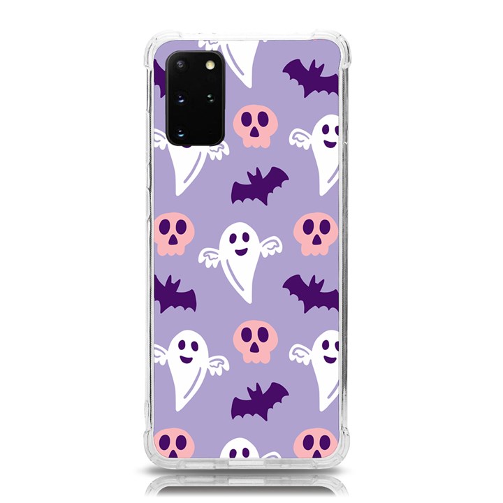 Boo crew halloween season Samsung Galaxy S20 Plus 6.7 Inch TPU UV Case