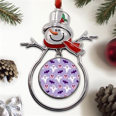 Boo Crew Halloween Season Metal Snowman Ornament by Safari