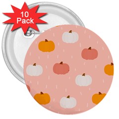 Pumpkin Pattern Halloween 20240926 160345 0000 3  Buttons (10 Pack)  by Safari