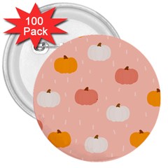 Pumpkin Pattern Halloween 20240926 160345 0000 3  Buttons (100 Pack)  by Safari