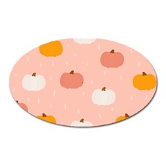 Pumpkin Pattern Halloween 20240926 160345 0000 Oval Magnet by Safari