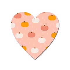 Pumpkin Pattern Halloween 20240926 160345 0000 Heart Magnet by Safari