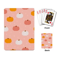 Pumpkin Pattern Halloween 20240926 160345 0000 Playing Cards Single Design (rectangle) by Safari