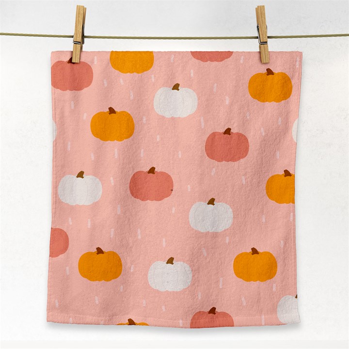 Pumpkin Pattern Halloween 20240926 160345 0000 Face Towel