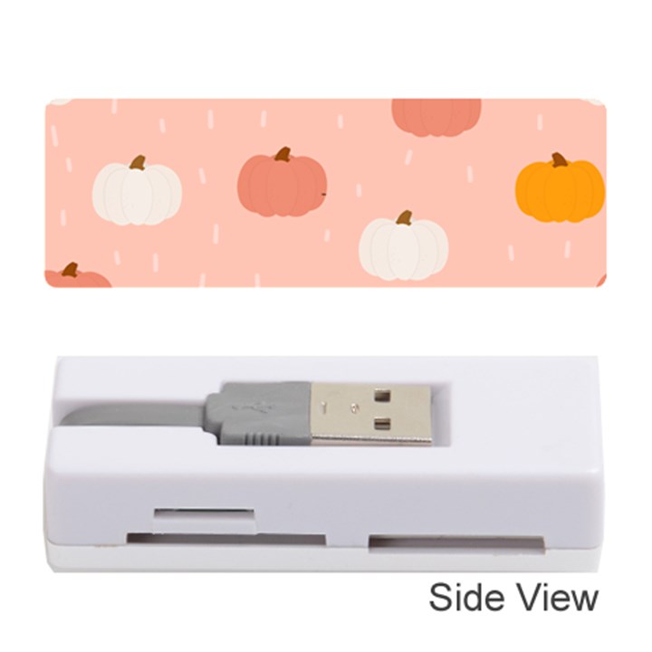 Pumpkin Pattern Halloween 20240926 160345 0000 Memory Card Reader (Stick)