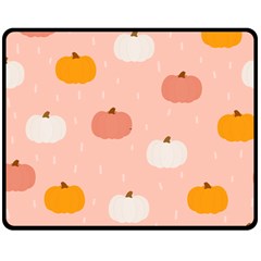 Pumpkin Pattern Halloween 20240926 160345 0000 Two Sides Fleece Blanket (medium) by Safari