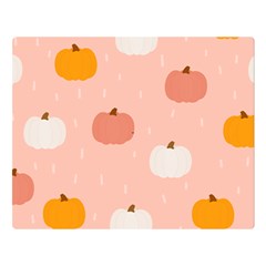 Pumpkin Pattern Halloween 20240926 160345 0000 Two Sides Premium Plush Fleece Blanket (large) by Safari