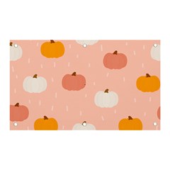 Pumpkin Pattern Halloween 20240926 160345 0000 Banner And Sign 5  X 3  by Safari