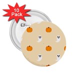 Pumpkin and boo crew halloween  2.25  Buttons (10 pack)  Front