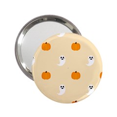 Pumpkin And Boo Crew Halloween  2 25  Handbag Mirrors by Safari