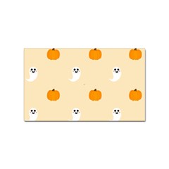 Pumpkin and boo crew halloween  Sticker (Rectangular)