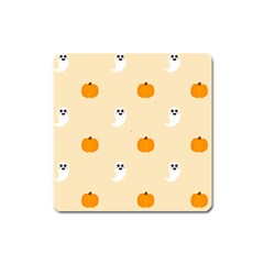 Pumpkin and boo crew halloween  Square Magnet