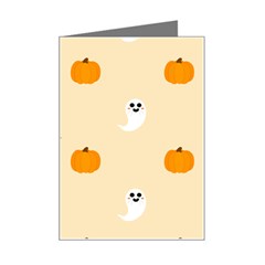 Pumpkin and boo crew halloween  Mini Greeting Card