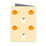 Pumpkin and boo crew halloween  Mini Greeting Cards (Pkg of 8) Left