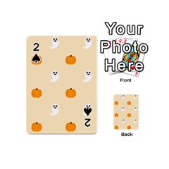 Pumpkin and boo crew halloween  Playing Cards 54 Designs (Mini)