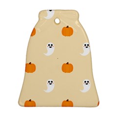 Pumpkin And Boo Crew Halloween  Ornament (bell) by Safari