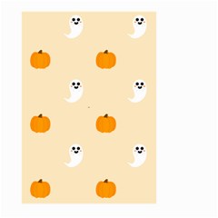 Pumpkin and boo crew halloween  Large Garden Flag (Two Sides)