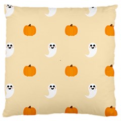 Pumpkin and boo crew halloween  Large Cushion Case (One Side)