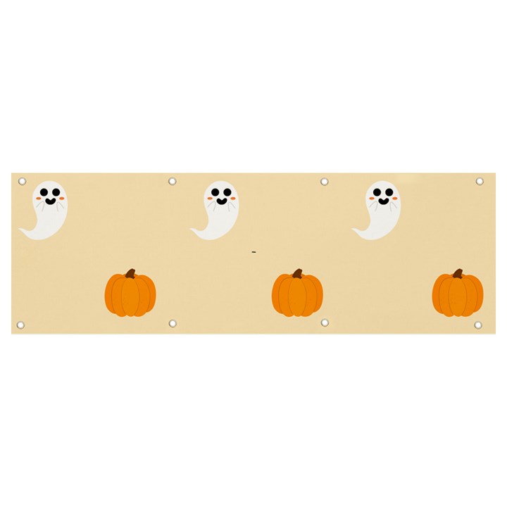 Pumpkin and boo crew halloween  Banner and Sign 9  x 3 