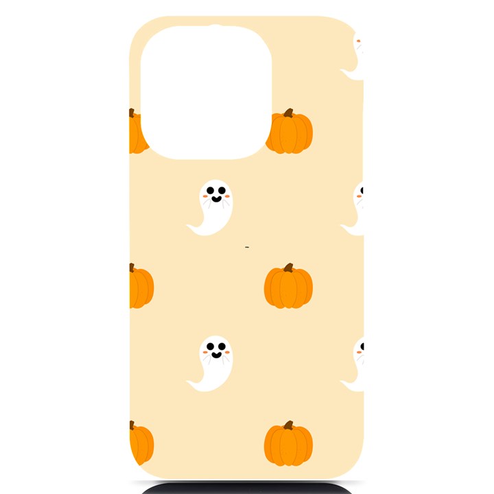 Pumpkin and boo crew halloween  iPhone 14 Pro Black UV Print Case