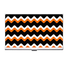 Halloween Wavy 20240926 161241 0000 Business Card Holder by Safari