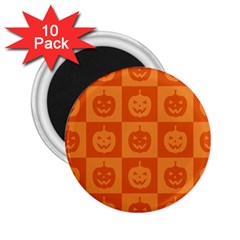 Seamless Halloween Pattern With Smiling Pumpkin 20240926 161520 0000 2 25  Magnets (10 Pack)  by Safari