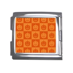 Seamless Halloween Pattern With Smiling Pumpkin 20240926 161520 0000 Mega Link Italian Charm (18mm) by Safari