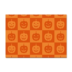 Seamless Halloween Pattern With Smiling Pumpkin 20240926 161520 0000 Sticker A4 (10 Pack) by Safari