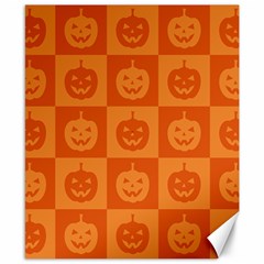 Seamless Halloween Pattern With Smiling Pumpkin 20240926 161520 0000 Canvas 8  X 10  by Safari