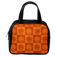 Seamless Halloween Pattern With Smiling Pumpkin 20240926 161520 0000 Classic Handbag (one Side) by Safari