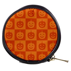 Seamless Halloween Pattern With Smiling Pumpkin 20240926 161520 0000 Mini Makeup Bag by Safari