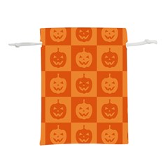 Seamless Halloween Pattern With Smiling Pumpkin 20240926 161520 0000 Lightweight Drawstring Pouch (l) by Safari