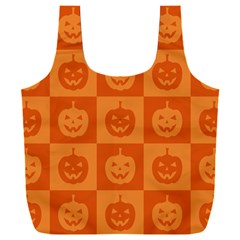 Seamless Halloween Pattern With Smiling Pumpkin 20240926 161520 0000 Full Print Recycle Bag (xxl) by Safari