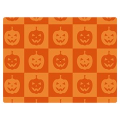 Seamless Halloween Pattern With Smiling Pumpkin 20240926 161520 0000 Two Sides Premium Plush Fleece Blanket (baby Size) by Safari