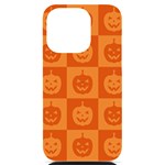 Seamless Halloween Pattern With Smiling Pumpkin 20240926 161520 0000 iPhone 14 Pro Black UV Print Case Front