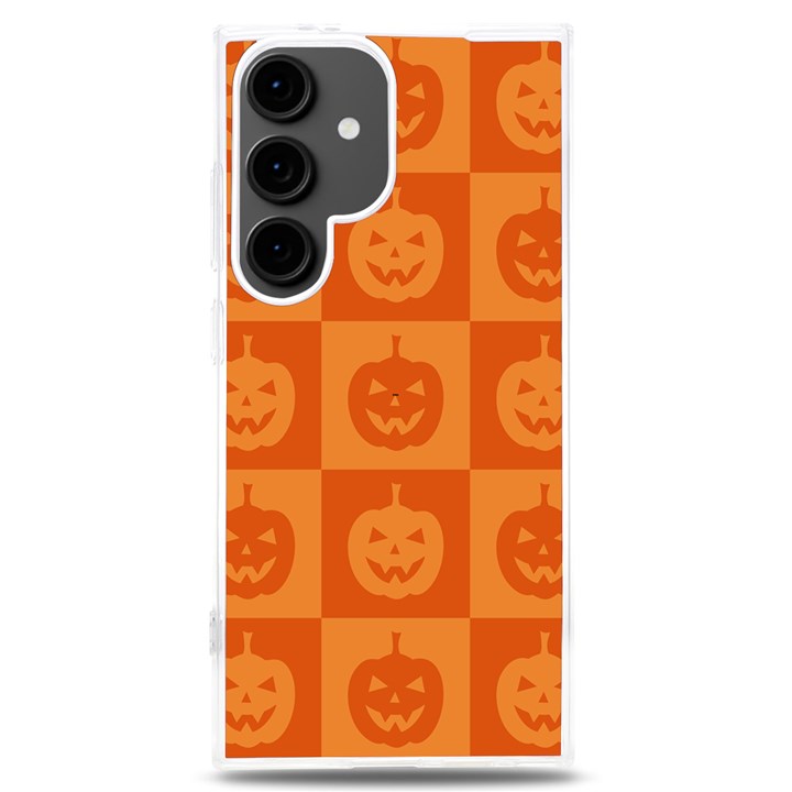 Seamless Halloween Pattern With Smiling Pumpkin 20240926 161520 0000 Samsung Galaxy S24 Plus 6.7 Inch TPU UV Case