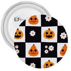 Seamless Halloween Pattern With Smiling Pumpkin 20240926 161714 0000 3  Buttons by Safari