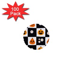 Seamless Halloween Pattern With Smiling Pumpkin 20240926 161714 0000 1  Mini Buttons (100 Pack)  by Safari