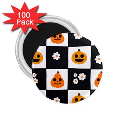 Seamless Halloween Pattern With Smiling Pumpkin 20240926 161714 0000 2 25  Magnets (100 Pack)  by Safari