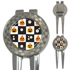 Seamless Halloween Pattern With Smiling Pumpkin 20240926 161714 0000 3-in-1 Golf Divots by Safari