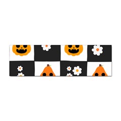 Seamless Halloween Pattern With Smiling Pumpkin 20240926 161714 0000 Sticker (bumper) by Safari