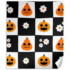 Seamless Halloween Pattern With Smiling Pumpkin 20240926 161714 0000 Canvas 8  X 10  by Safari