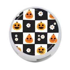 Seamless Halloween Pattern With Smiling Pumpkin 20240926 161714 0000 4-port Usb Hub (two Sides) by Safari