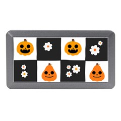 Seamless Halloween Pattern With Smiling Pumpkin 20240926 161714 0000 Memory Card Reader (mini) by Safari