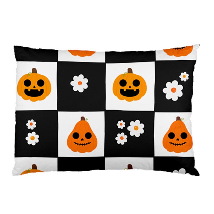 Seamless Halloween Pattern With Smiling Pumpkin 20240926 161714 0000 Pillow Case (Two Sides)