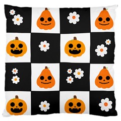 Seamless Halloween Pattern With Smiling Pumpkin 20240926 161714 0000 Standard Premium Plush Fleece Cushion Case (two Sides) by Safari