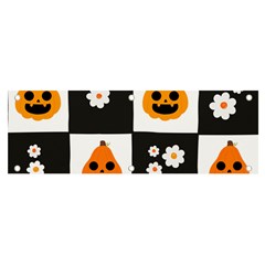 Seamless Halloween Pattern With Smiling Pumpkin 20240926 161714 0000 Banner And Sign 6  X 2  by Safari